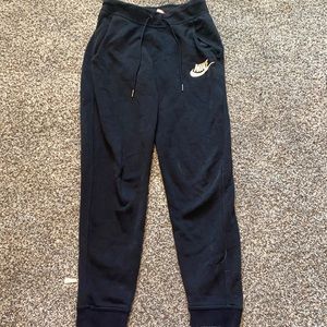 Black Nike joggers